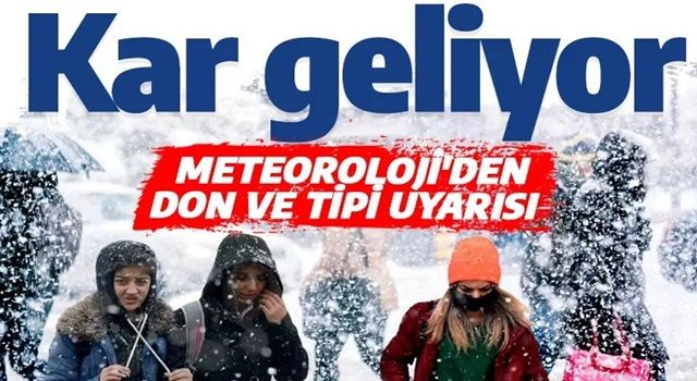 Meteoroloji saat verip son dakika uyarısı yaptı! Nisan ayında kuvvetli kar geliyor