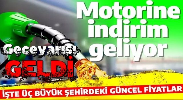 Motorine gece yarısı indirim geldi