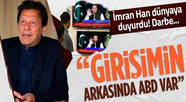 Pakistan'da hükümeti düşürme girişimi! Han tehdit mektubunu açıkladı