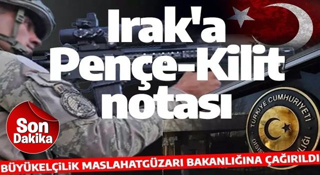 Son dakika! Türkiye'den Irak'a Pençe-Kilit notası