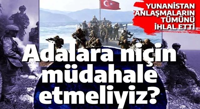 Adalar sorunu masada çözülmüyor: ABD ve Yunanistan'ın silahlandırdığı 23 ada için Türkiye'nin müdahale hakkı var