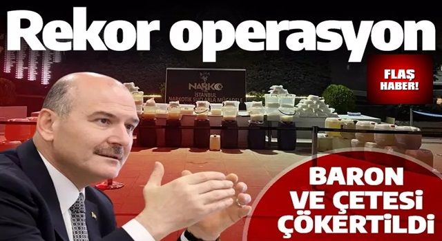 Büyük operasyon: İran uyruklu baron ve çetesi çökertildi