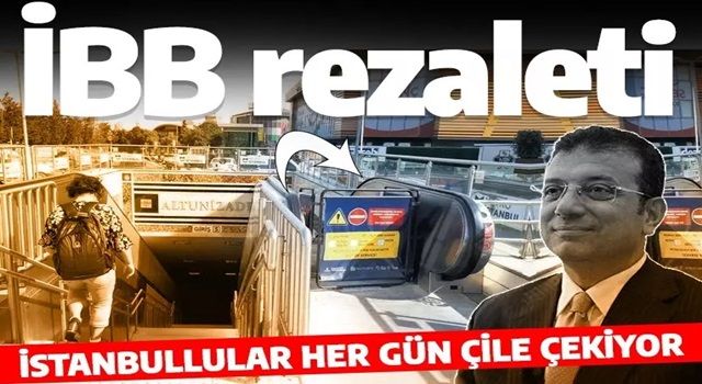 İBB toplu taşıma sistemini çökertti! İstanbul halkının yürüyen merdiven çilesi