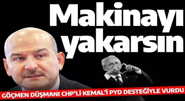 İçişleri Bakanı Süleyman Soylu'dan CHP'li Kemal Kılıçdaroğlu'na terör örgütü PKK/PYD tepkisi