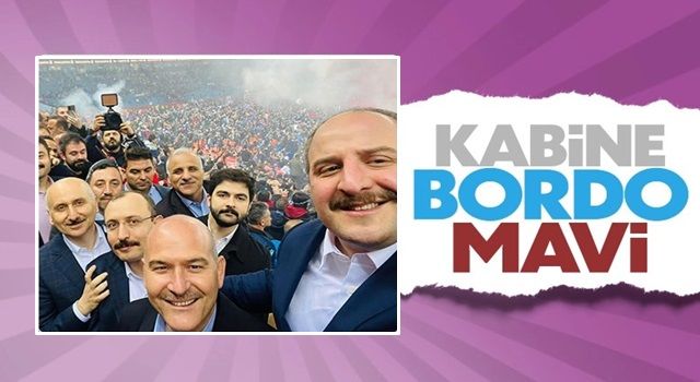 Kabinenin Trabzonlu bakanlarından şampiyonluk selfie'si