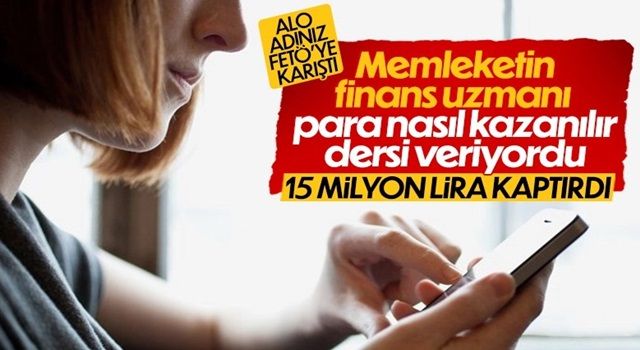 Telefon dolandırıcılığının son kurbanı para ve finans uzmanı oldu