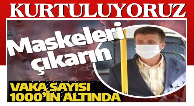 Vaka sayısı binin altında! Maske zorunluluğu kaldırılıyor