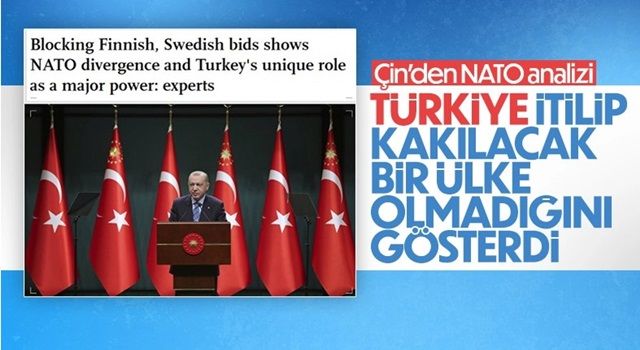 Global Times: Finlandiya ve İsveç'i engellemek, Türkiye'nin eşsiz rolünü gösteriyor