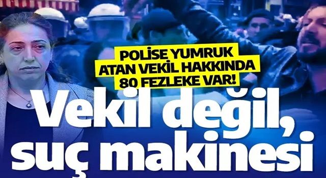 Polise yumruk atan vekil hakkında 80 fezleke var! Suç dosyası kabarık!