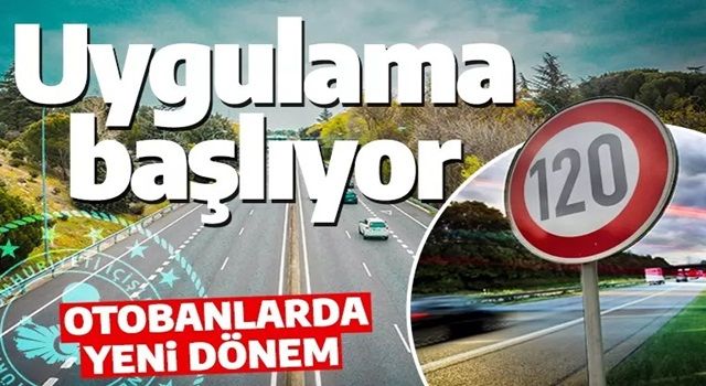 Son dakika: Otobanlarda yeni dönem başlıyor! Hız sınırı bakın kaç km oldu