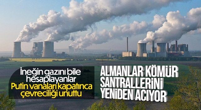 Almanya’da kömürle çalışan elektrik santralleri yeniden açılıyor