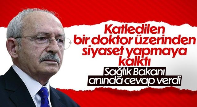 Bakan Koca'dan Kılıçdaroğlu'na: Biraz da olsa üzgün görünemez miydiniz