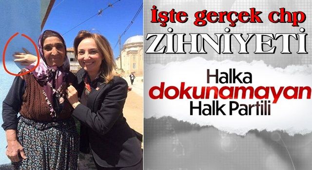 CHP'li Aylin Nazlıaka, fotoğraf çektirdiği kadına ‘dokunamadı’