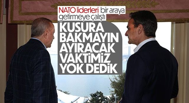 Cumhurbaşkanı Erdoğan'dan NATO Zirvesi sonrası Yunanistan mesajı