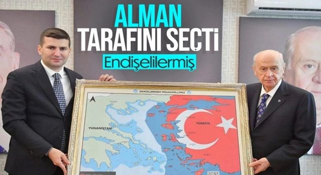 Devlet Bahçeli'nin fotoğrafıyla başlayan tartışmaya Almanya da katıldı