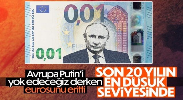 Euro/dolar 20 yılın en düşük seviyesinde