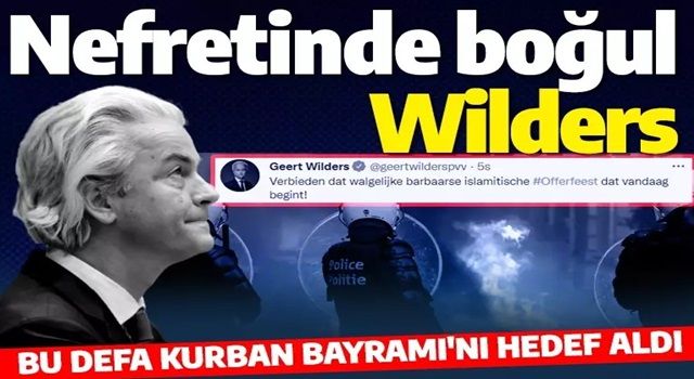 Hollanda'nın ırkçı sağcı lideri Wilders yine nefret kustu! Kurban Bayramı'yla ilgili skandal paylaşım