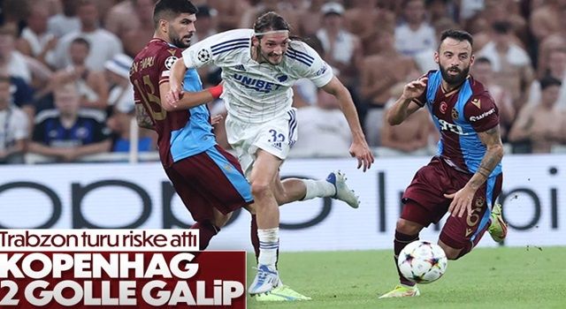 Trabzonspor, Kopenhag'a 2-1 mağlup oldu