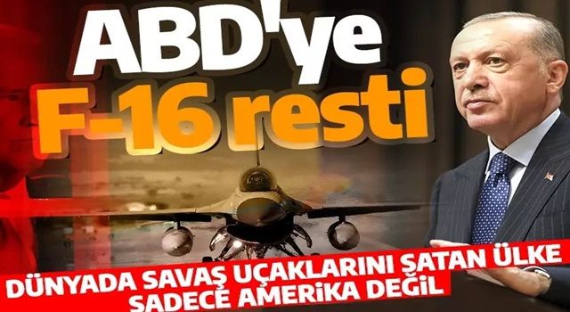 Cumhurbaşkanı Erdoğan: Dünyada savaş uçaklarını satan ülke sadece Amerika değil