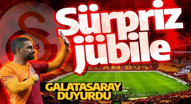 Galatasaray duyurdu: Arda Turan için sürpriz jübile