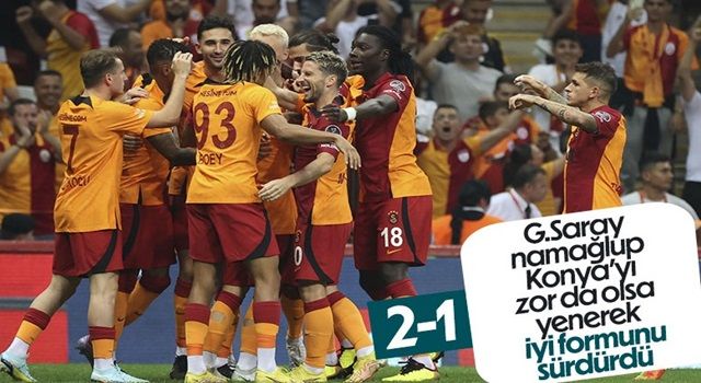 Galatasaray, Konyaspor'u mağlup etti