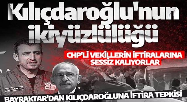 Kılıçdaroğlu'nun Teknofest ve Baykar ikiyüzlülüğü: Bayraktar'dan Kılıçdaroğluna iftira tepkisi: CHP'li vekillerin iftiralarına sessiz kalıyorlar