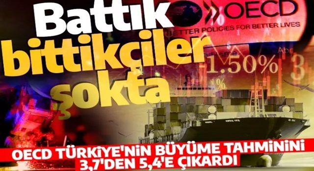 OECD Türkiye'nin büyüme tahminini yeniden yükseltti! Küresel piyasalarda ekonomik görünüm karardı