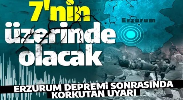 Ünlü profesörden son dakika uyarısı! 7 üzerinde deprem bekliyoruz