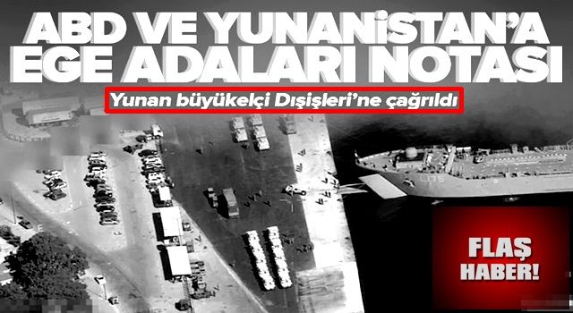 Yunan Büyükelçi Dışişleri'ne çağrıldı.