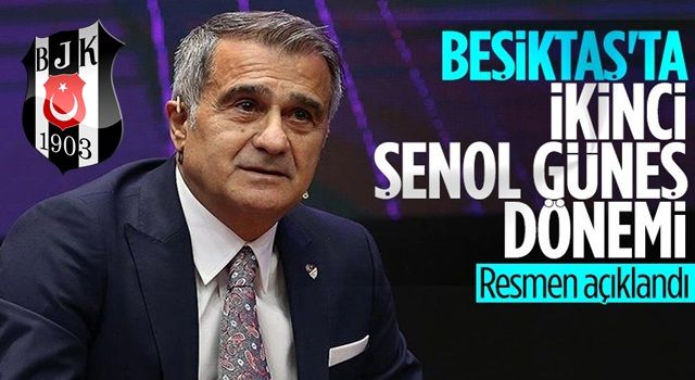 Beşiktaş, Şenol Güneş'i resmen duyurdu