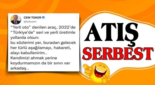 Cem Toker'in 'yerli oto' tweetleri gündem oldu