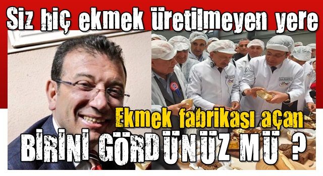 İş var, icraat yok: İBB'nin 3 yılda açtığı Hadımköy'deki ekmek fabrikasında aylardır ekmek üretilmiyor!