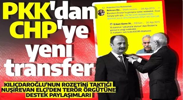 CHP'ye PKK'dan olay transfer! Teröristbaşı Öcalan sevgisi HDP'yi kıskandıracak cinsten