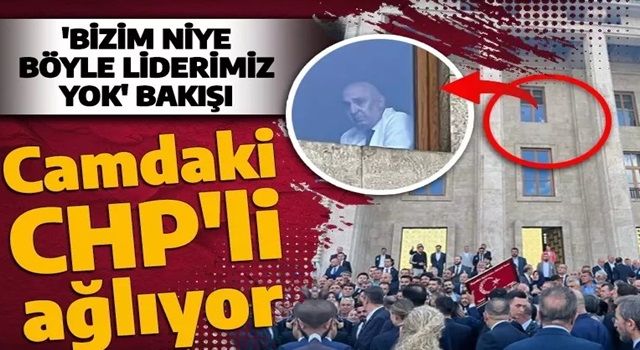 Cumhurbaşkanı Erdoğan'ı camdan izleyen CHP'li: Engin Özkoç