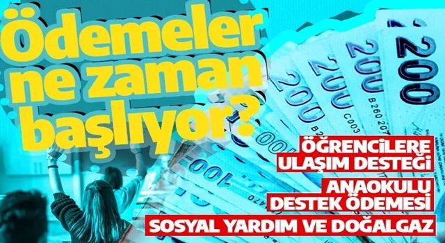 Ekim ayı ödemeleri ne zaman yapılacak? Bakan Yanık açıkladı