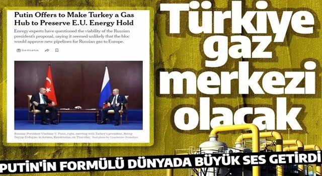 Erdoğan - Putin zirvesi dünya basınında ses getirdi: Türkiye gaz merkezi olacak