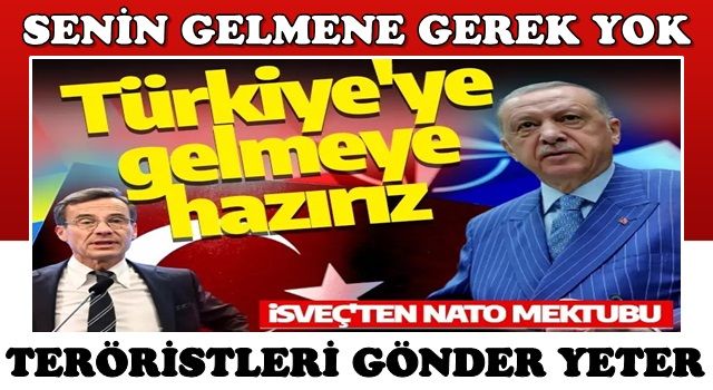 İsveç'ten Cumhurbaşkanı Erdoğan'a NATO mektubu: Türkiye'ye gelmeye hazırız