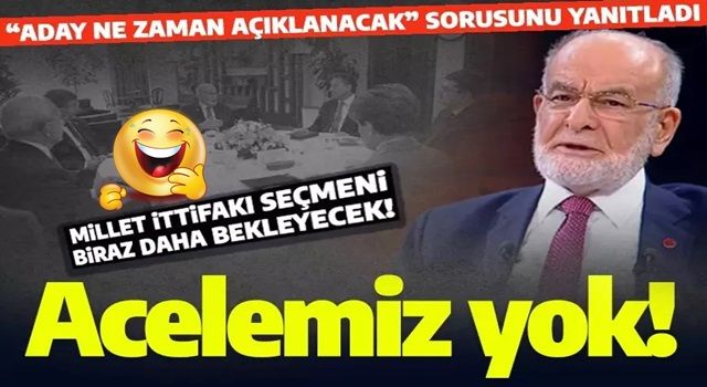 Karamollaoğlu "Aday ne zaman açıklanacak?" sorusunu yanıtladı: 2 gün içinde!..