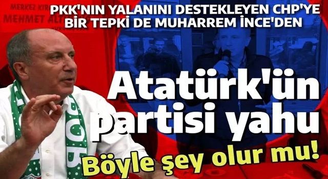 Kimyasal yalanına bir tepki daha: Atatürk'ün partisi yahu, böyle bir şey olur mu!