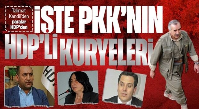 PKK kuryeleri HDP’li vekiller çıktı!