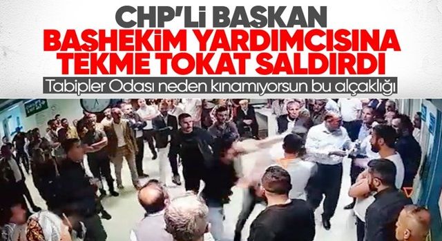 Şemdinli'de CHP'li başkandan başhekim yardımcısına saldırı