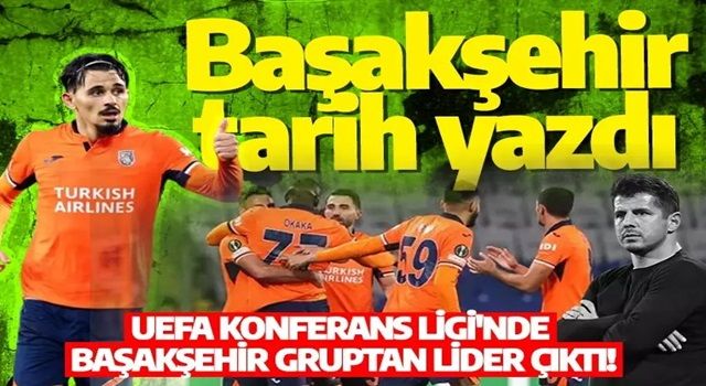 Başakşehir, lider olarak üst tura yükseldi