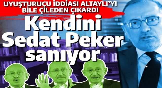 Bay Kemal'e uyuşturucu tepkisi: Kendini Sedat Peker sanmaya başladı