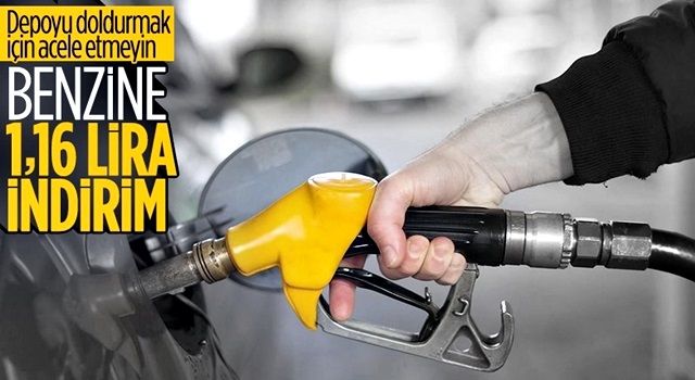 Benzine indirim geliyor