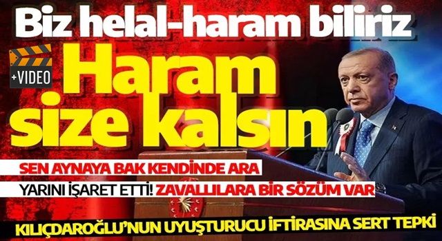 Cumhurbaşkanı Erdoğan, Polis Akademisi Mezuniyet Töreni’nde açıklamalarda bulundu! Kılıçdaroğlu'nun uyuşturucu iftirasına sert tepki