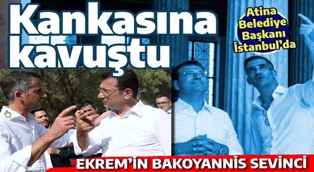 Ekrem'in kankası Atina'dan geldi: Bakoyannis'le Balkan Parkı'nı açacaklar