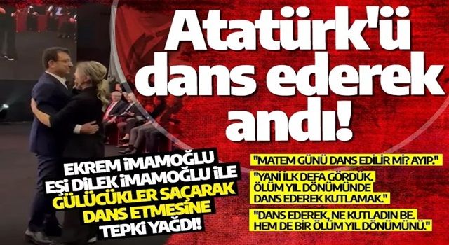 İmamoğlu, Atatürk'ü dans ederek andı! Sosyal medyadan tepki yağdı