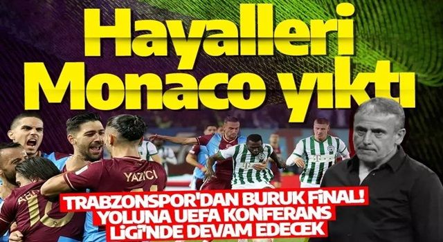 Trabzonspor, Ferencvaros karşısında galip geldi