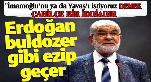 Temel Karamollaoğlu'ndan iki isme veto: Erdoğan buldozer gibi ezip geçer