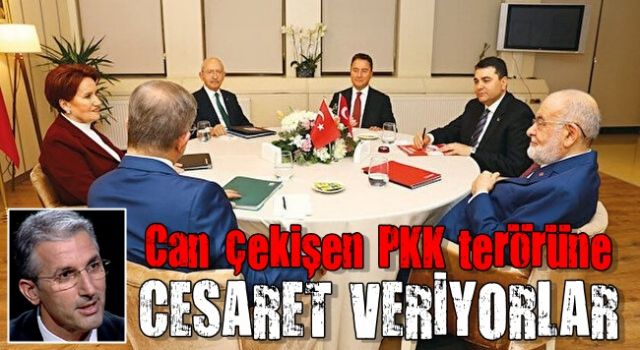 6’lı Masa can çekişen PKK terörüne cesaret veriyor